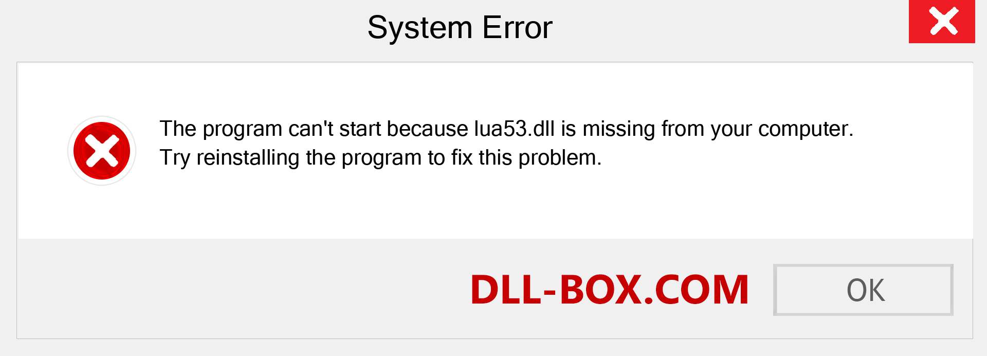  lua53.dll file is missing?. Download for Windows 7, 8, 10 - Fix  lua53 dll Missing Error on Windows, photos, images
